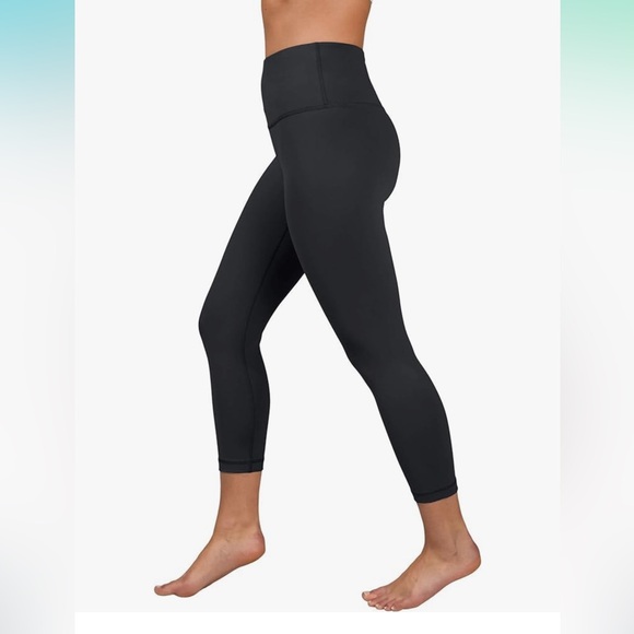 •90 DEGREE BY REFLEX•BLACK HIGH WAISTED TUMMY CONTROL LEGGINGS SIZE XS EUC - Picture 3 of 13